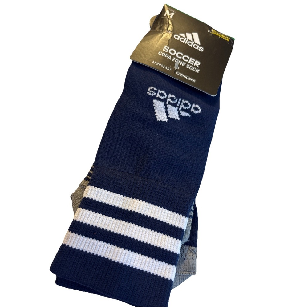 ONE PAIR MENS ADIDAS COPA ZONE OVER THE CALF SOCCER SOCKS ANKLE COMPRESSION M